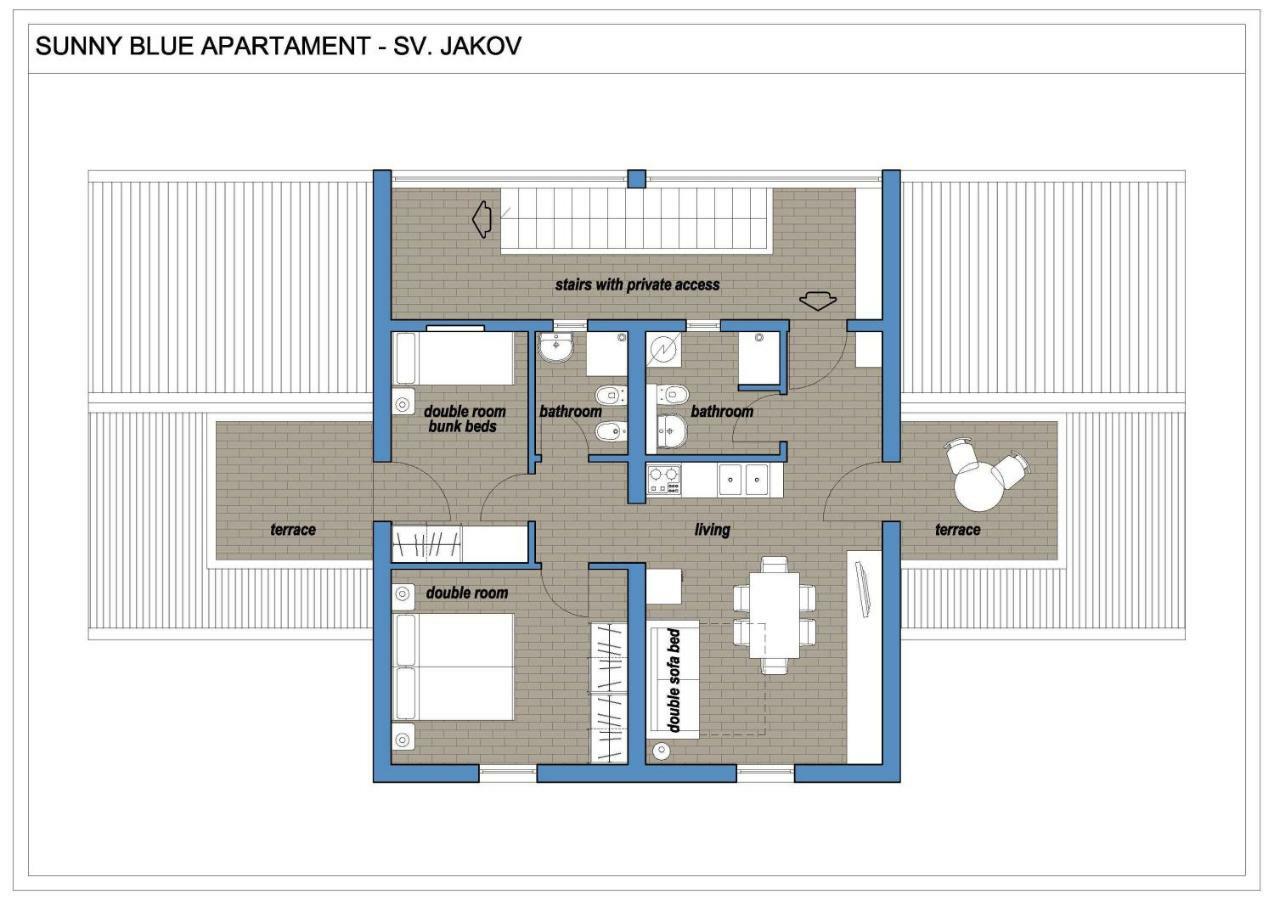 Sunny Blue Apartament نيغيزيني المظهر الخارجي الصورة